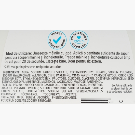 Săpun lichid cremă Bumbac & Provitamina B5, 0.5l