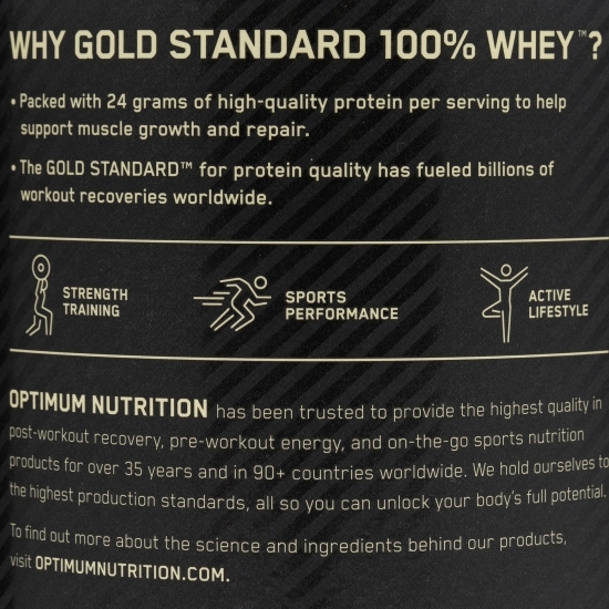 Proteine din zer 100% Whey Gold Standard, aromă vanilie, 300g