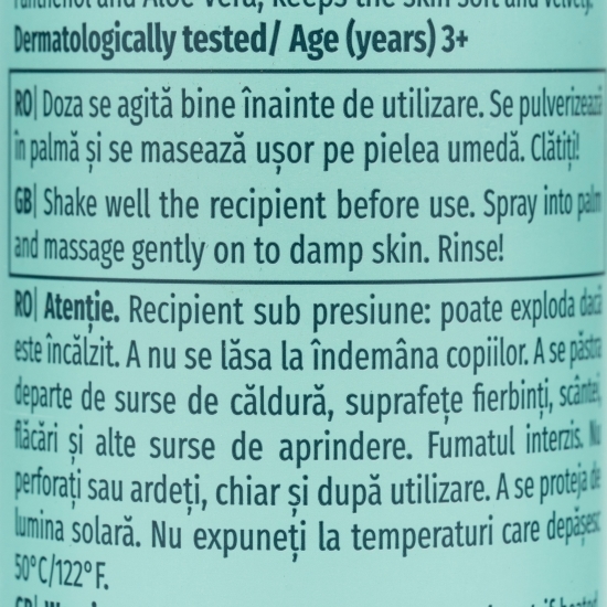 Spumă de duș pentru copii Marshmallow 3+ ani, 200ml