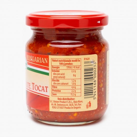 Ardei foarte iute tocat Eros Pista 200g
