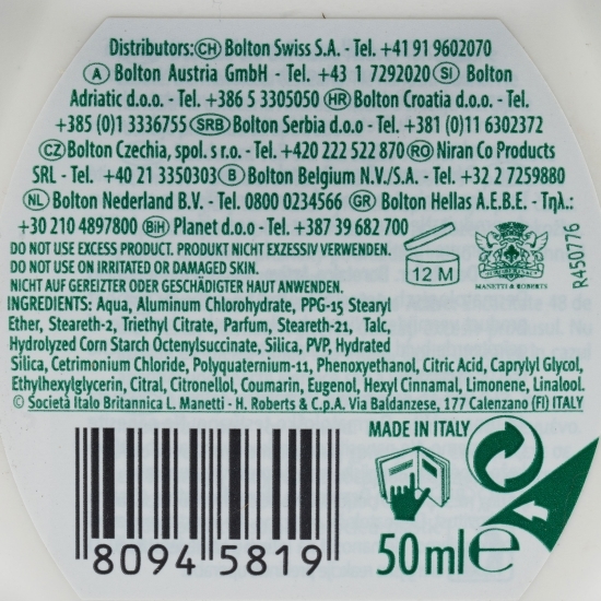 Deodorant roll-on Active Citrus&Lime 50ml 
