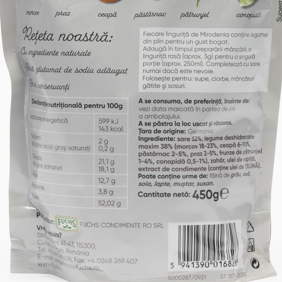Bază pentru mâncăruri 450g