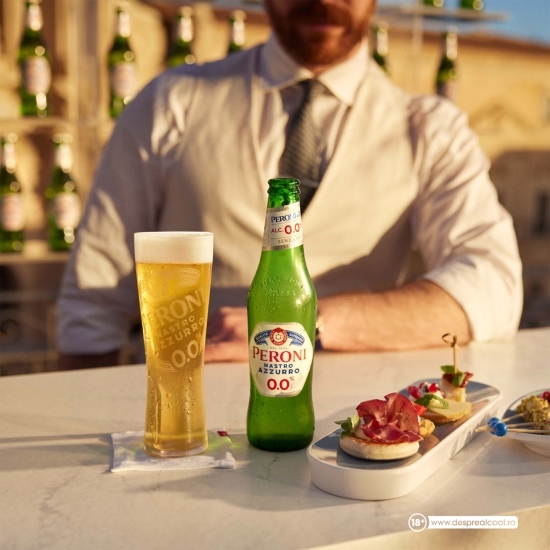 Bere blondă fără alcool sticlă 0.33l