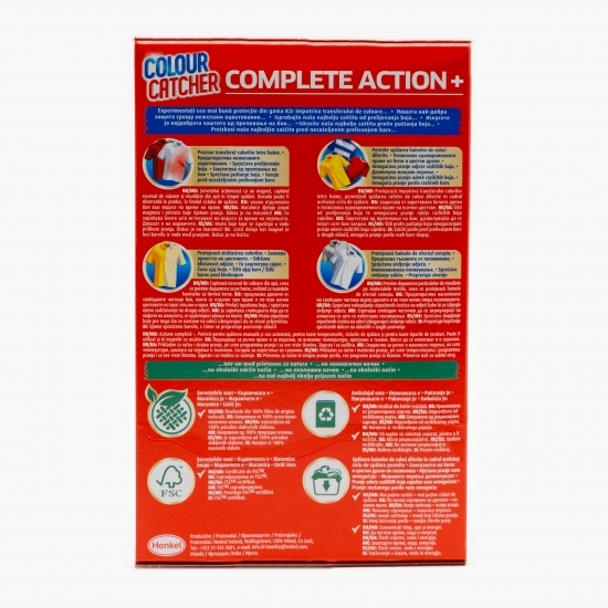 Șervețele anti-transfer culoare Complete Action+, 40 buc