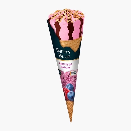 Înghețată fructe de pădure, cornet, 170ml (110g)