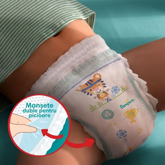 Scutece chiloțel Pants, mărimea 4, 9-15kg, 25 buc