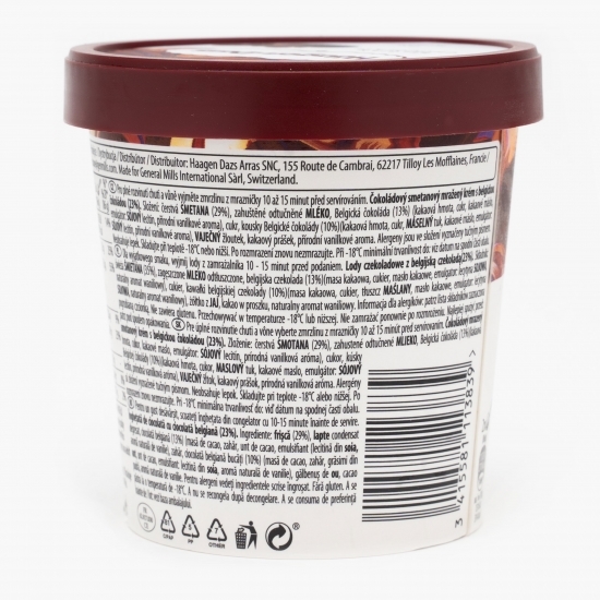 Înghețată cu ciocolată belgiană, 460ml (400g)
