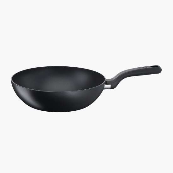 Tigaie Wok Unlimited, inducție, 28cm, înveliș antiaderent din titan, indicator Thermo-Signal, bază Thermo-Fusion