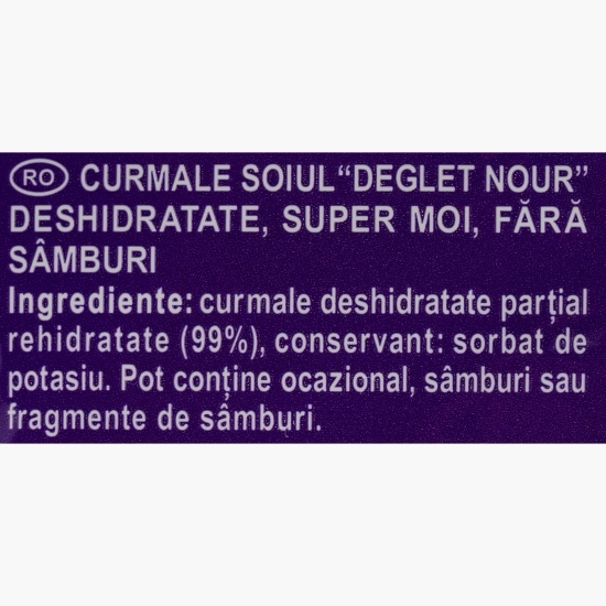 Curmale Deglet Nour deshidratate fără sâmburi 200g