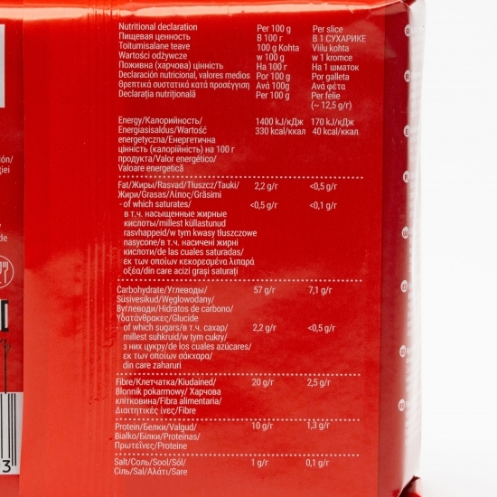 Pâine crocantă din tărâțe de secară 200g