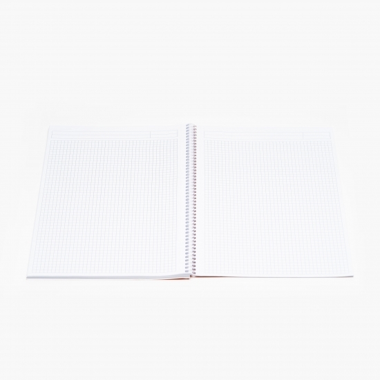 Caiet matematică School, A4, cu spiră, 60 file, 60 g/mp,