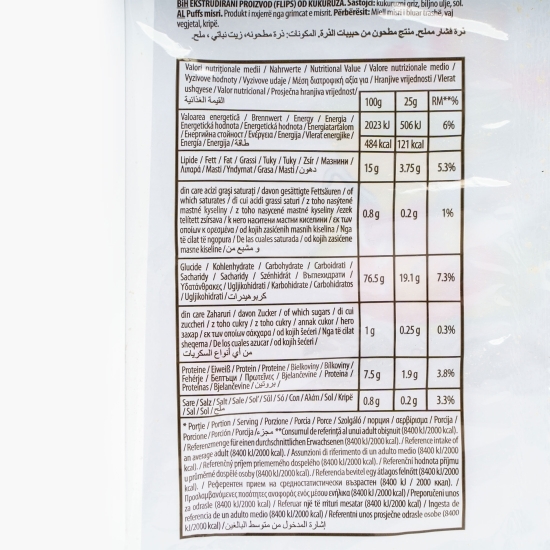 Pufuleți cu sare 85g