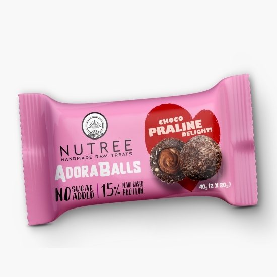 Praline proteice Choco Praline Delight fără zahăr adăugat 40g (2x20g)