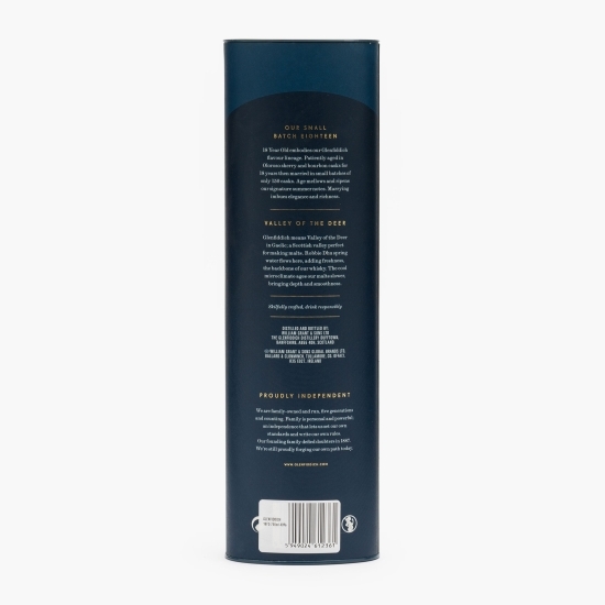 Whisky Single Malt, 18 YO, 40%, Scotland 0.7l + cutie