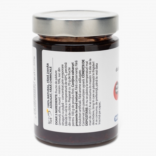 Dulceață de fructe de pădure, fără zahăr adăugat 360g