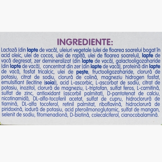 Formulă de lapte de continuare 2, 6-12 luni, 600g
