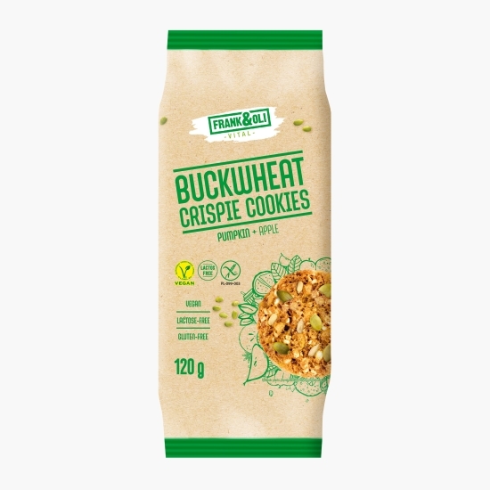 Cookies vegane cu hrișcă, mere și semințe de dovleac 120g