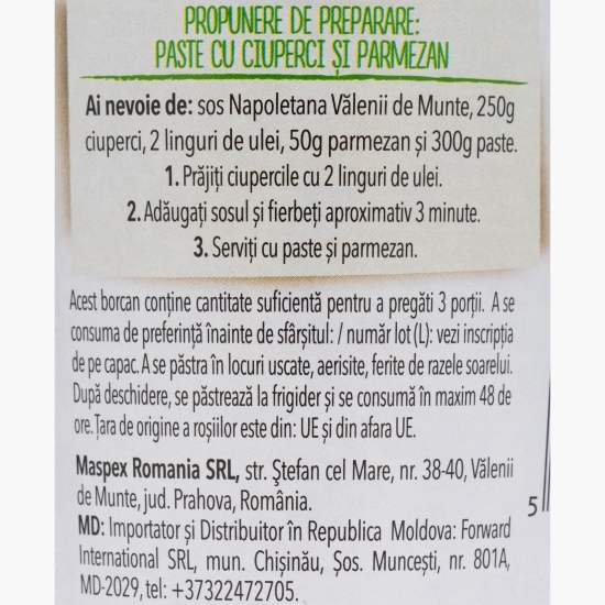 Sos pentru paste Napoletana 500g