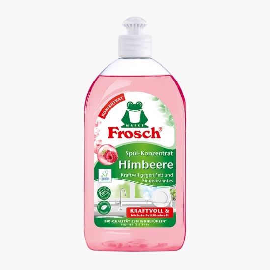 Detergent de vase ecologic cu parfum de zmeură 0.5l