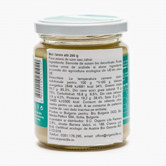 Pastă tahini alb eco 250g