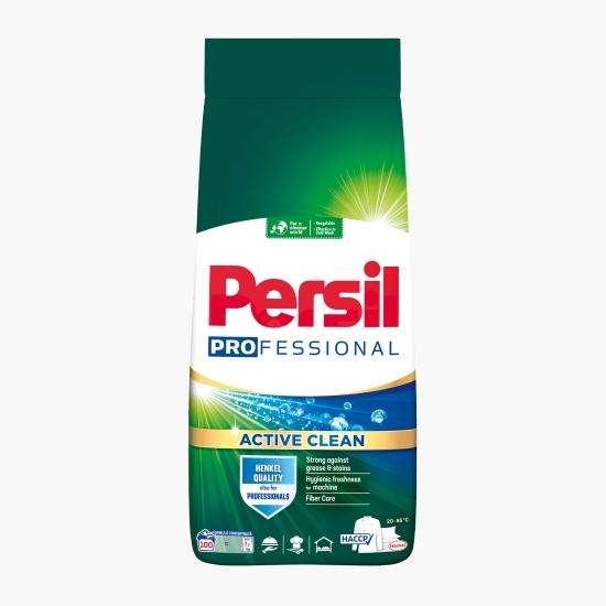 Detergent de rufe pudră Professional Active Clean, 7.5kg, 100 spălări