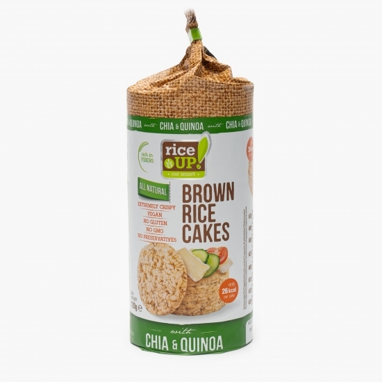 Rondele de orez cu chia și quinoa 120g